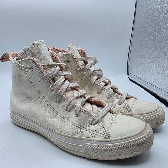 Converse Chuck Taylor All Star Womens Size 6 White Shoes Perfect Is Not Perfect - Picture 1 of 13